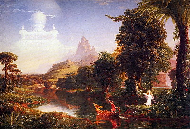 Thomas Cole The Voyage of Life Youth Spain oil painting art